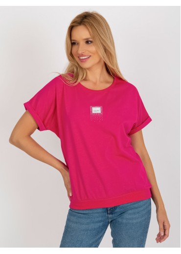 Fuchsiově růžové tričko